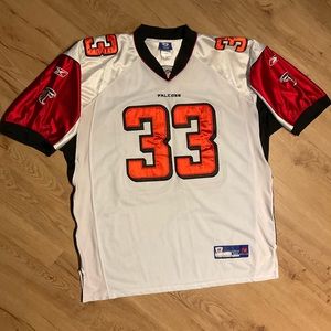 Onfield Reebok Equipment NFL Falcons # 33 Turner White Jersey Size 56